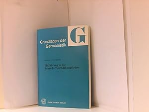 Einfuhrung in die deutsche Wortbildungslehre (Grundlagen der Germanistik) (German Edition)