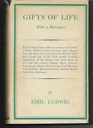 Gifts of Life - A Signed Presentation Copy