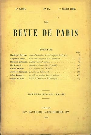 La revue de Paris 1895 n?13 - Collectif