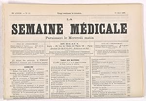 Les bruits de galop. In : La Semaine Médicale, 20e année – N° 22, 23 mai 1900.