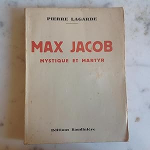 MAX JACOB . mystique et Martyr.