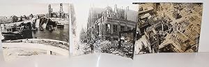 Photographies de Rouen après les bombardements de la guerre 1939-1945.