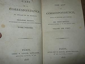 The Art Of Correspondence, Both In English And French. The Third Edition, Entirely Revised As To ...