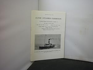 Clyde River Steamer Club - Clyde Steamer Exhibition Catalogue, Kelvingrove, Glasgow, 2nd April to...