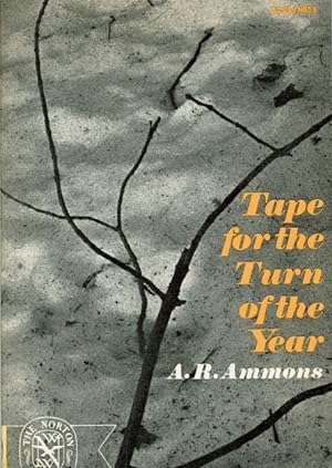 Tape for Turn of the Year by Archie Ammons, First Edition, Published in 1972 by W. W. Norton in H...