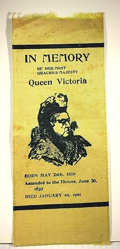 Queen Victoria 1901 Mourning Ribbon