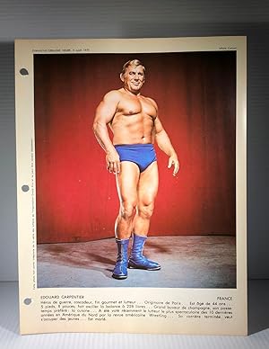 Collection d'affiches de lutteurs canadiens. 30 affiches couleurs. 1973-1983