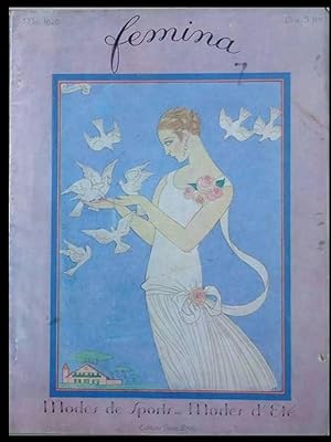FEMINA - MAI 1926 - REVUE MODE, GEORGES BARBIER, GOLF, PATOU, LANVIN, PREMET, GROULT