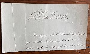 Document section with signature of William IV
