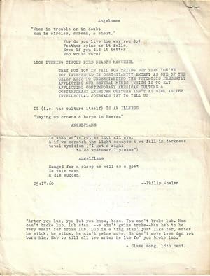 THE FLOATING BEAR, A Newsletter; Issue #9, (June) 1961 ("The System of Dante's Hell": "Roosevelt ...