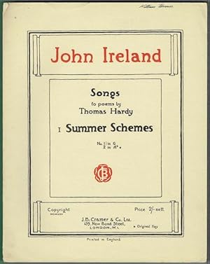 Songs To Poems By Thomas Hardy I: Summer Schemes, No.1 in G