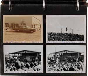[ANNOTATED VERNACULAR PHOTOGRAPH ALBUM CAPTURING TEN MONTHS ON VARIOUS AMERICAN AIR FORCE BASES D...