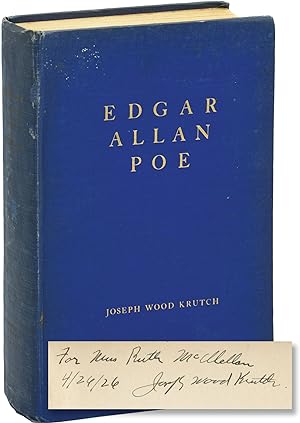 Edgar Allan Poe: A Study in Genius (First Edition, inscribed by the author)