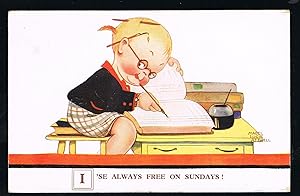 I'se Always Free on Sundays Postcard