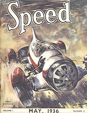 SPEED #11 - MAY 1936-BRITISH MOTOR RACING-HISTORY-PHOTOS-FICTION-BROOKLANDS