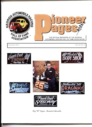 Pioneer Pages December 2015- Georgia Automobile Racing Hall Of Fame
