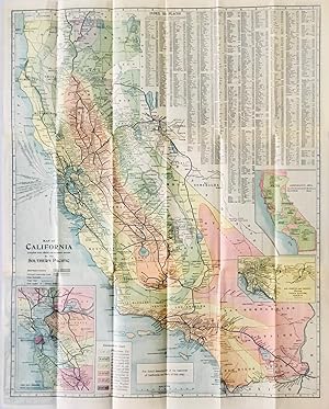 Map of California. Compiled from official and authentic sources by the Southern Pacific