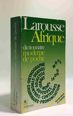 Dictionnaire moderne de poche : 16000 mots français usuels en Afrique