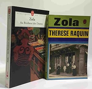 Au Bonheur Des Dames + Thérèse Raquin --- 2 livres