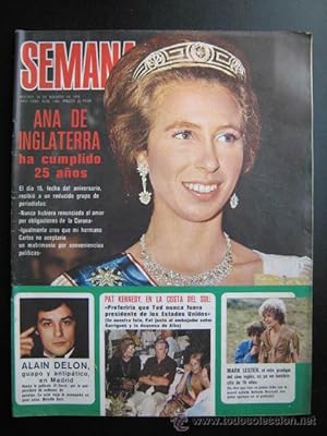 SEMANA. AÑO XXXV Nº1801. 24 AGOSTO 1974