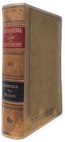 Cyclopedia of Law and Procedure [Volume 30]