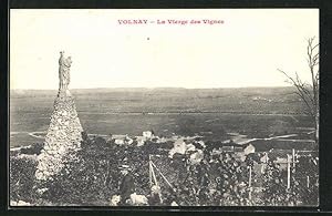 Carte postale Volnay, La Vierge des Vignes