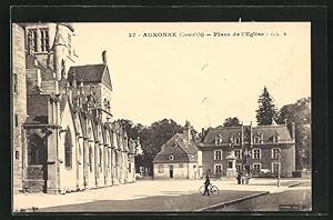Carte postale Auxonne, Place de l'Eglise