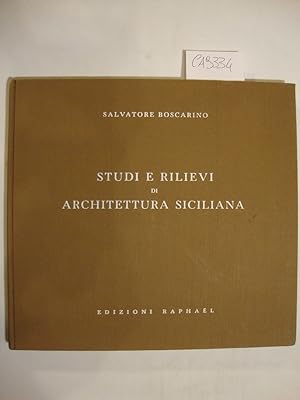 Studi e rilievi di architettura siciliana