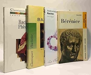 Phedre + Bajazet + Andromaque + Bérénice --- 4 livres