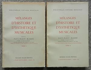 Mélanges d'histoire et d'esthétique musicales offerts à Paul-Marie Masson.