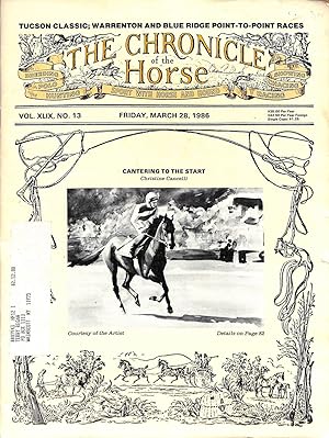 The Chronicle Of The Horse: Vol. XLIX, No. 13 - March 28, 1986