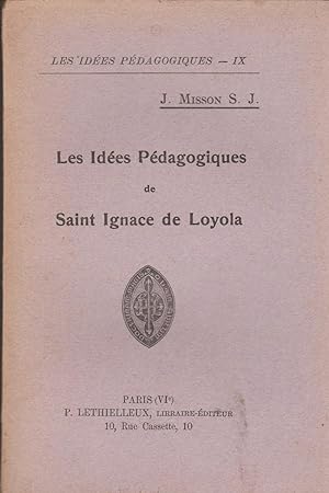 Les idées pédagogiques de Saint Ignace de Loyola