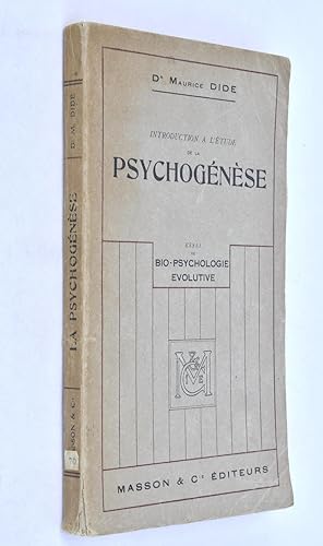 Introduction à l'étude de la psychogenèse.