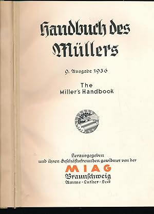 , 9. Ausgabe 1936,The Miller's Handbook; deutsch/englisch