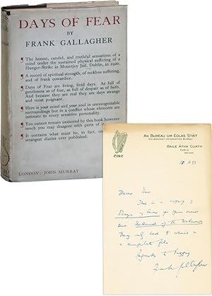 Days of Fear [Two Editions] [WITH] Autograph Note Signed