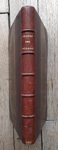 le livre des BALLADES - soixante ballades choisies