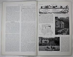 Original Issue of Country Life Magazine Dated February 8th 1913 with an article on Hillside, Gled...
