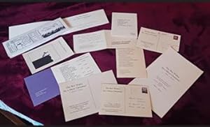 Collection of Bp Nichol Christmas Cards and Ephemera