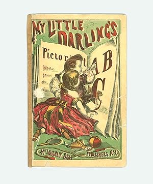 My Little Darlings ABC, 1889 Reprint Issued by McLaughlin Brothers, Bright Chromolithograph Illus...