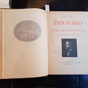 Dizionario della storia dell'arte in Italia. Con 187 illustrazioni e 10 tavole a colori.