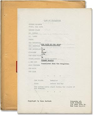 The Tale of the Wolf (Original script for the 1912 play)