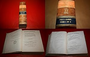 Traité et Questions de Procédure Civile. Par G. L. J. CARRÉ. Deux Tomes en Édition Originale, 181...