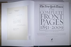The New York Times: The Complete Front Pages 1851-2009