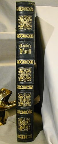 Faust Eine Tragodie. Huge gilt extra full morocco with 25 steel engraved plates, 17 wood engraved...