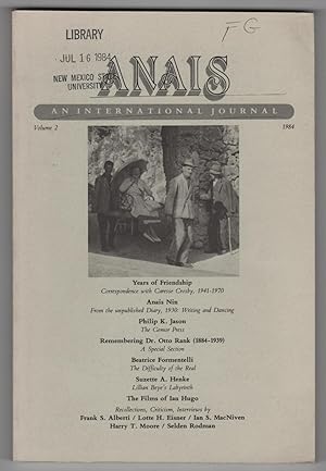 Anais : An International Journal, Volume 2 (1984)