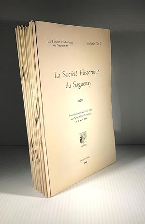 La Société Historique du Saguenay. Bulletin no. 1, avril 1946 - Bulletin no. 33, octobre 1958. 33...