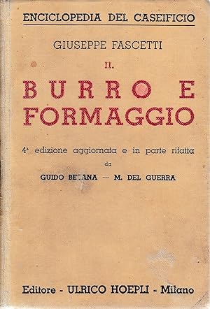 Enciclopedia del Caseificio II. Burro e formaggio