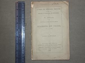 A word for scientific theology in appeal from the men of science and the theologians. An address ...