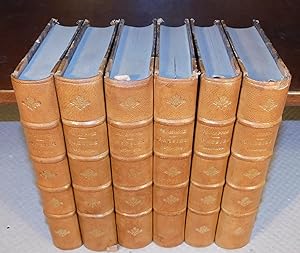 ŒUVRES DE FRANÇOIS COPPÉE ; POÉSIES (1864 -1905) (6 volumes reliés)