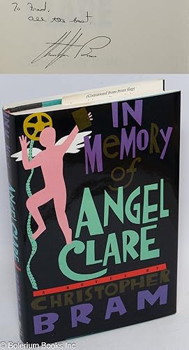 In Memory of Angel Clare a novel [inscribed & signed]